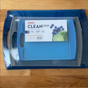 3 pack Neoflam Clean Chop Cutting & Serving Boards